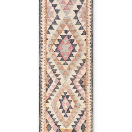 Lopers - Elle Decoration Roya Afghaans kelim loper Parsa Crème/Multicolor - Vloerkledenloods