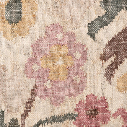Lopers - Elle Decoration Roya Afghaans kelim loper Violette Crème/Multicolor - Vloerkledenloods
