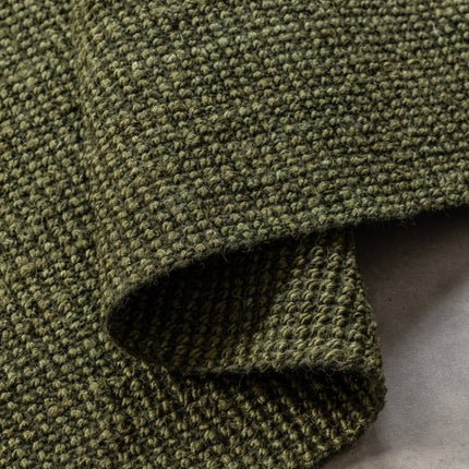 Lopers - Hanse Home bouclé juten loper Jaipur Junglegroen - Vloerkledenloods
