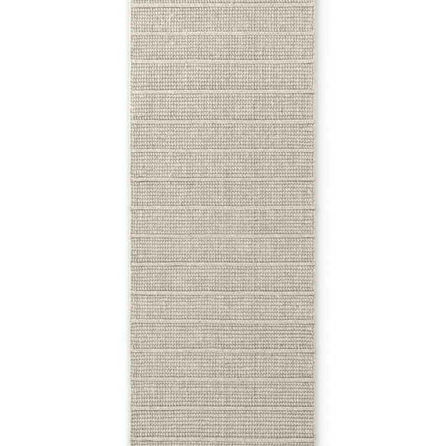 Lopers - Ted Baker Camden wollen loper Parker Naturel Wit - Vloerkledenloods