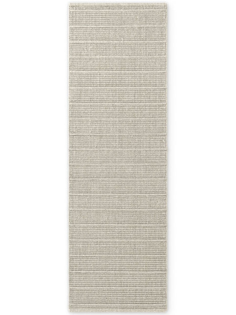 Lopers - Ted Baker Camden wollen loper Parker Naturel Wit - Vloerkledenloods