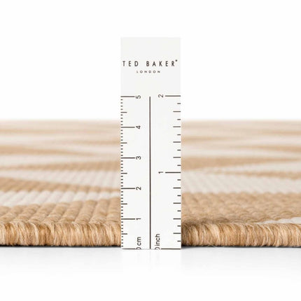 Lopers - Ted Baker Haringey buitenloper Terrick Jute Wit - Vloerkledenloods