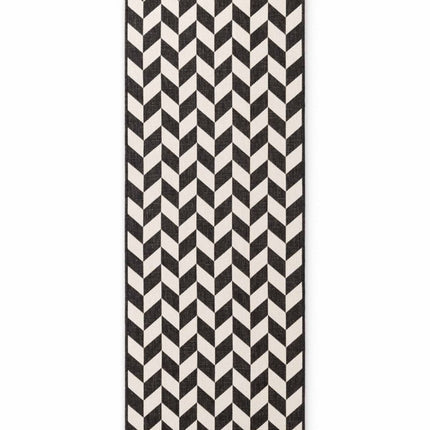Lopers - Ted Baker Haringey buitenloper Terrick Zwart/Wit - Vloerkledenloods