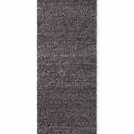 Lopers - Ted Baker Notting Hill zacht bouclé kortpolig loper Portobello Donkergrijs - Vloerkledenloods