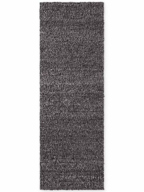Lopers - Ted Baker Notting Hill zacht bouclé kortpolig loper Portobello Donkergrijs - Vloerkledenloods