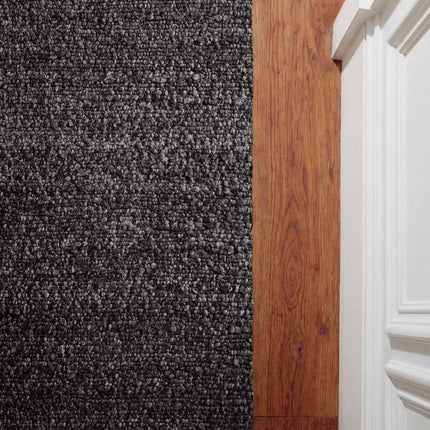Lopers - Ted Baker Notting Hill zacht bouclé kortpolig loper Portobello Donkergrijs - Vloerkledenloods