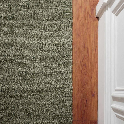 Lopers - Ted Baker Notting Hill zacht bouclé kortpolig loper Portobello Groen - Vloerkledenloods