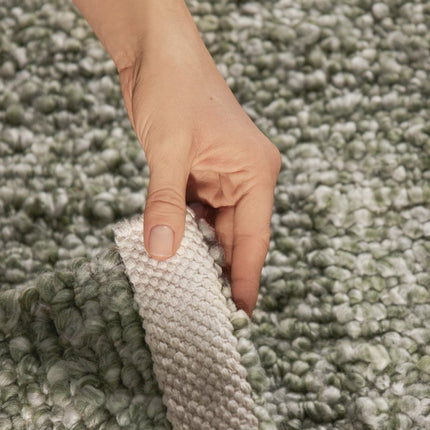 Lopers - Ted Baker Notting Hill zacht bouclé kortpolig loper Portobello Lichtgroen - Vloerkledenloods