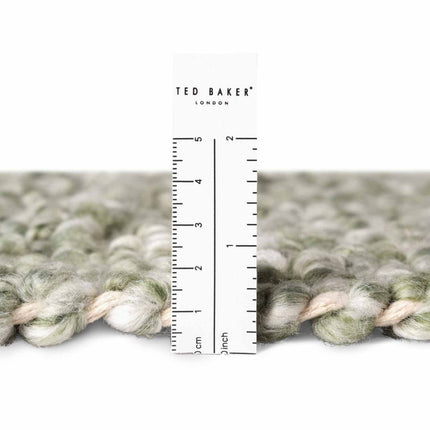 Lopers - Ted Baker Notting Hill zacht bouclé kortpolig loper Portobello Lichtgroen - Vloerkledenloods