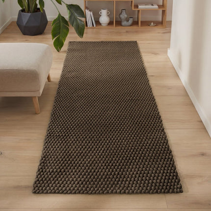 Lopers - Ted Baker Southwark binnen- en buitenloper Rope Bruin - Vloerkledenloods
