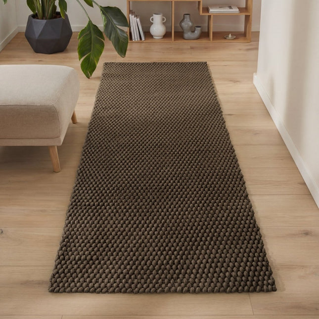 Lopers - Ted Baker Southwark binnen- en buitenloper Rope Bruin - Vloerkledenloods