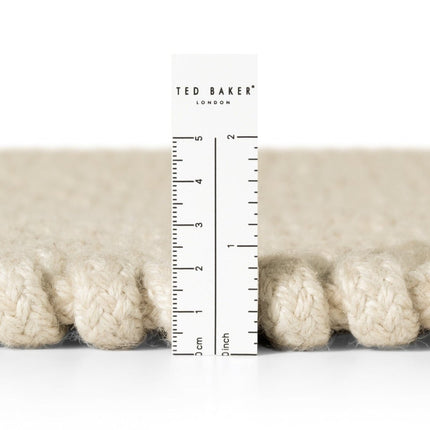 Lopers - Ted Baker Southwark binnen- en buitenloper Rope Crème - Vloerkledenloods