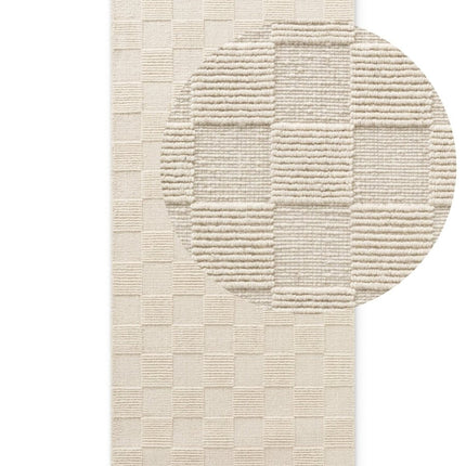 Lopers - Villeroy & Boch 1766 wollen loper Scala Naturel Wit - Vloerkledenloods