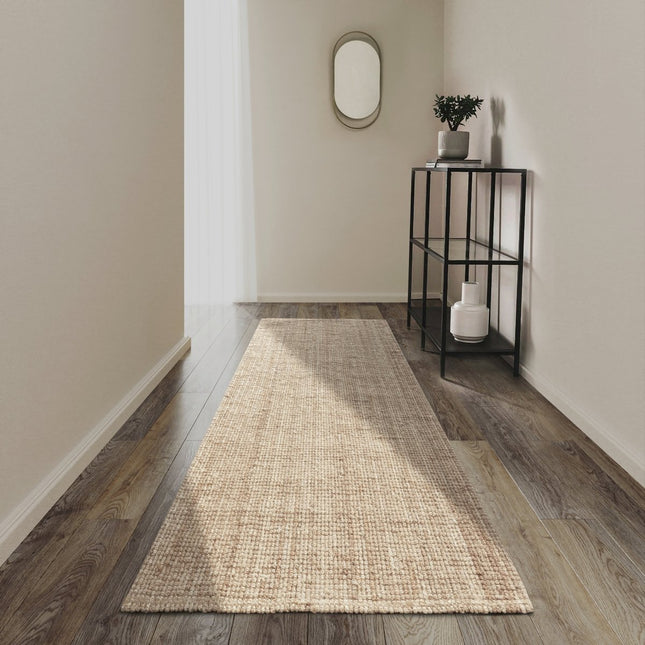 Lopers - Villeroy & Boch 1791 jute loper Rosalie Naturel Wit - Vloerkledenloods