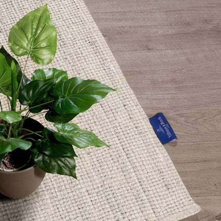 Lopers - Villeroy & Boch 1791 jute loper Rosalie Zuiver Wit - Vloerkledenloods