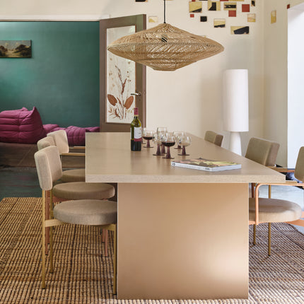 HKliving dessert jute vloerkleed 250x350cm