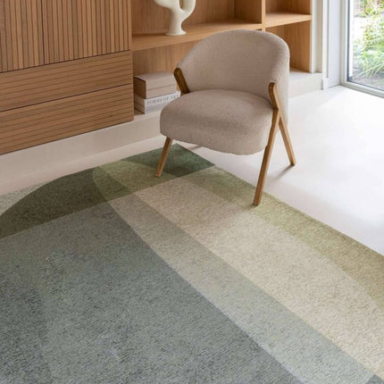 Maatwerk Vloerkleden - Ensuite By Brinker modern vloerkleed Maki Olive 770 - Vloerkledenloods