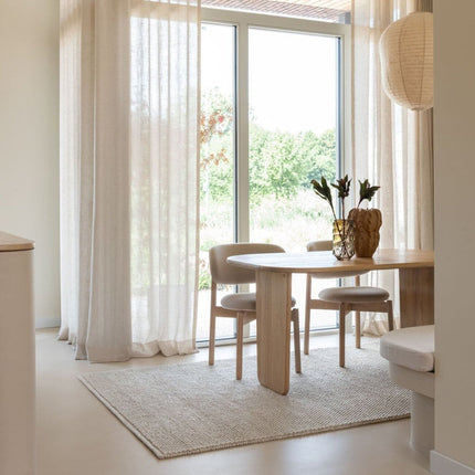 Maatwerk Vloerkleden - Ensuite By Brinker wollen vloerkleed Boola Ivory 111 - Vloerkledenloods