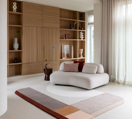 Maatwerk Vloerkleden - Ensuite By Brinker wollen vloerkleed Lio Terra 680 - Vloerkledenloods