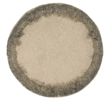 Maatwerk Vloerkleden - Rond modern vloerkleed Ombre Beige Grey 14 - Karpi - Vloerkledenloods