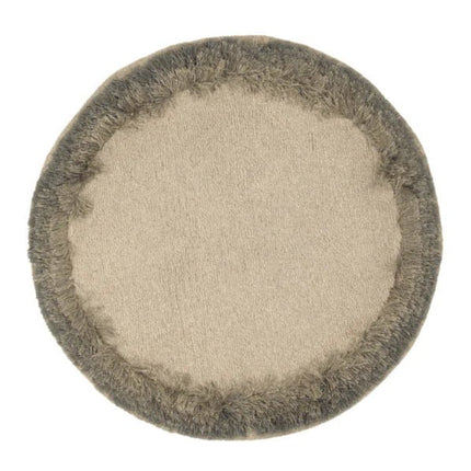 Maatwerk Vloerkleden - Rond modern vloerkleed Ombre Beige Grey 14 - Karpi - Vloerkledenloods