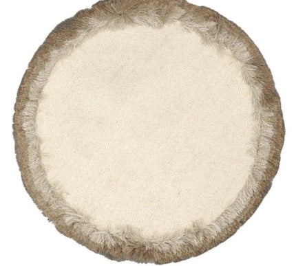 Maatwerk Vloerkleden - Rond modern vloerkleed Ombre Sand Camel 12 - Karpi - Vloerkledenloods