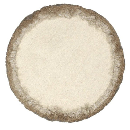 Maatwerk Vloerkleden - Rond modern vloerkleed Ombre Sand Camel 12 - Karpi - Vloerkledenloods