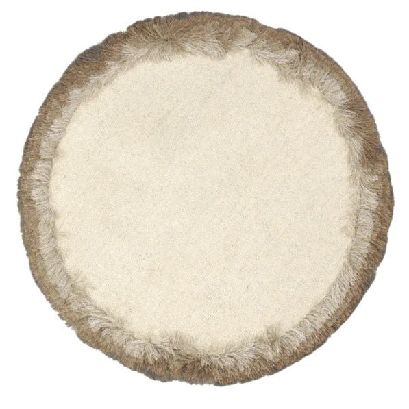 Maatwerk Vloerkleden - Rond modern vloerkleed Ombre Sand Camel 12 - Karpi - Vloerkledenloods