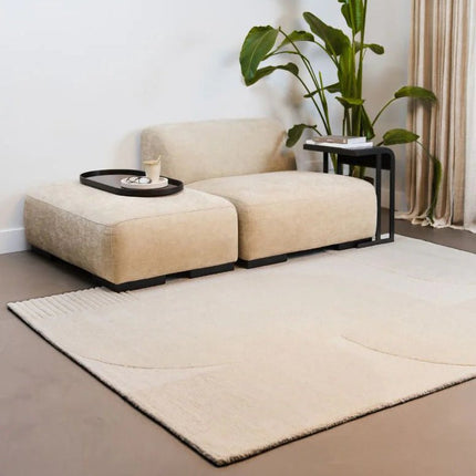 Maatwerk Vloerkleden - Wollen vloerkleed Eclat Chalk 12 - Karpi - Vloerkledenloods