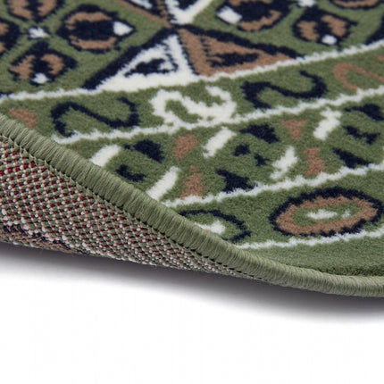 Rond Vintage Vloerkleed Rond Marad Groen Interieur05