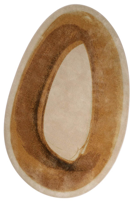 Mart Visser vloerkleed Brush Ovale ocker brown 69 - Vloerkledenloods