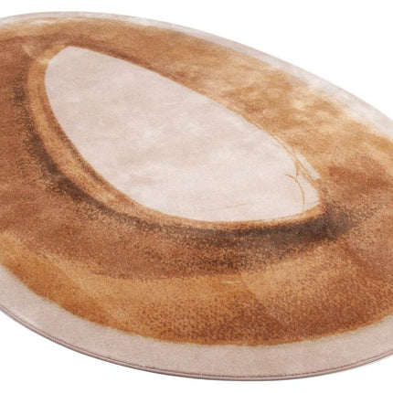 Mart Visser vloerkleed Brush Ovale ocker brown 69 - Vloerkledenloods