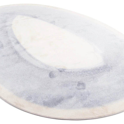 Mart Visser vloerkleed Brush Ovale petrol grey 32 - Vloerkledenloods