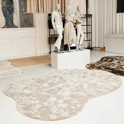 Mart visser vloerkleed Velvet Touch swan white 10 - Vloerkledenloods