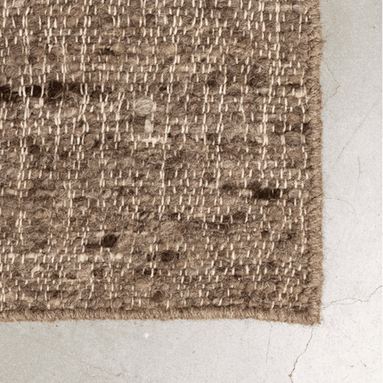 Moderne vloerkleden - Dutchbone vloerkleed Briton Beige - Vloerkledenloods