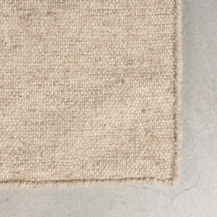 Moderne vloerkleden - Dutchbone vloerkleed Briton Beige - Vloerkledenloods