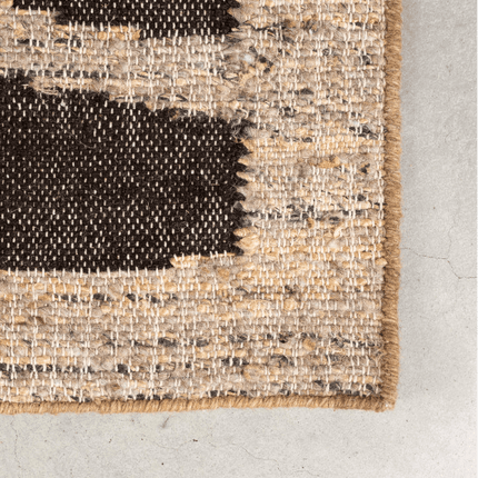 Moderne vloerkleden - Dutchbone vloerkleed Briton Brown - Vloerkledenloods