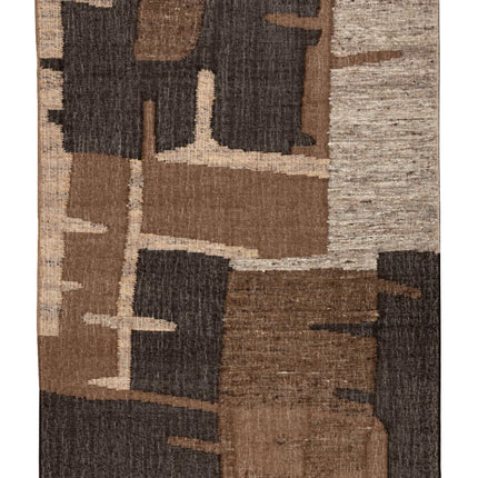 Moderne vloerkleden - Dutchbone vloerkleed Briton Brown - Vloerkledenloods