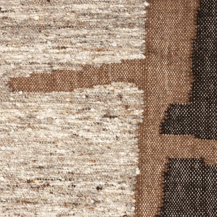 Moderne vloerkleden - Dutchbone vloerkleed Briton Brown - Vloerkledenloods