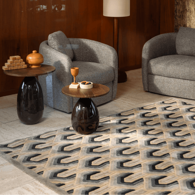 Moderne vloerkleden - Dutchbone vloerkleed Lockhart - Vloerkledenloods