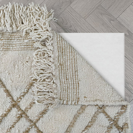 Moderne vloerkleden - Flair Rugs vloerkleed Astera Beige Naturel - Vloerkledenloods