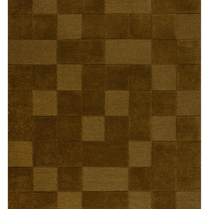 Moderne vloerkleden - Flair Rugs vloerkleed Checkerboard Groen - Vloerkledenloods