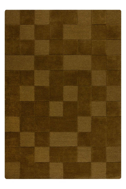 Moderne vloerkleden - Flair Rugs vloerkleed Checkerboard Groen - Vloerkledenloods