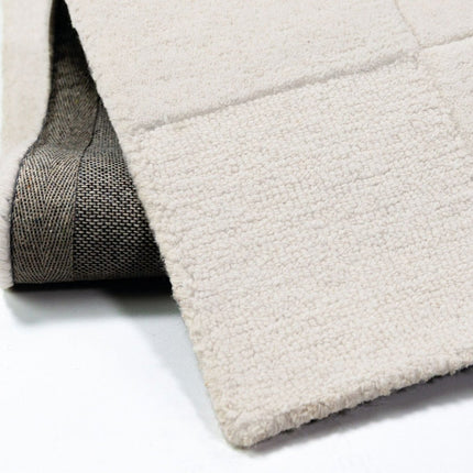 Moderne vloerkleden - Flair Rugs vloerkleed Checkerboard Ivoor - Vloerkledenloods