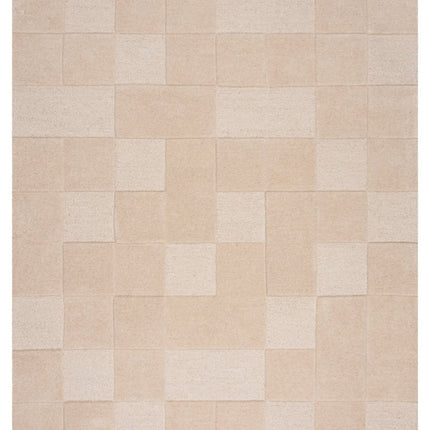 Moderne vloerkleden - Flair Rugs vloerkleed Checkerboard Naturel - Vloerkledenloods