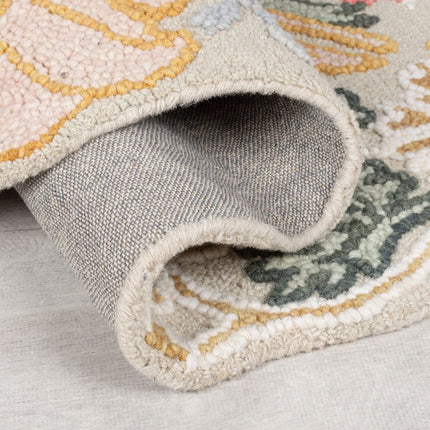 Moderne vloerkleden - Flair Rugs vloerkleed Daphne Shaped Floral Roze - Vloerkledenloods