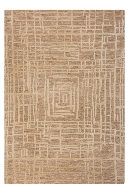 Moderne vloerkleden - Flair Rugs vloerkleed Elliot Circular Knit Beige - Vloerkledenloods