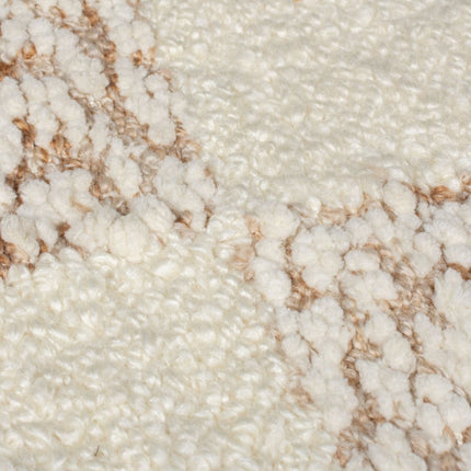 Moderne vloerkleden - Flair Rugs vloerkleed Eric Checkboard Rug Beige Naturel - Vloerkledenloods