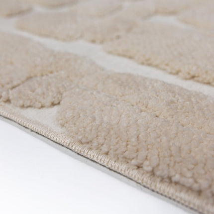 Moderne vloerkleden - Flair Rugs vloerkleed Esra Cobbled Creme - Vloerkledenloods