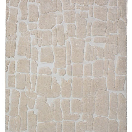 Moderne vloerkleden - Flair Rugs vloerkleed Esra Cobbled Creme - Vloerkledenloods
